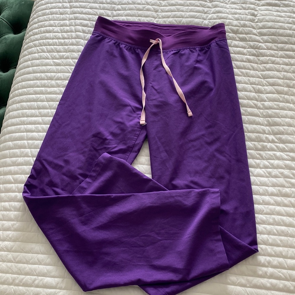 Purple Small Tall Figs Scrub Pants